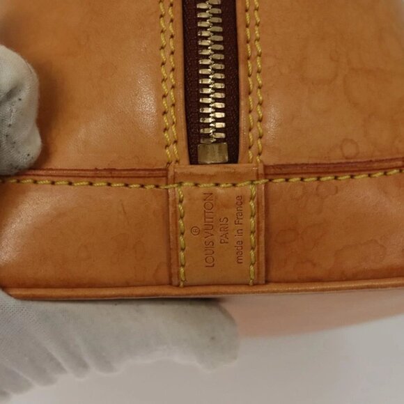 LOUIS VUITTON Nomad leather Alma Hand Bag Beige M85000 LV Auth 132230 - Picture 11 of 16